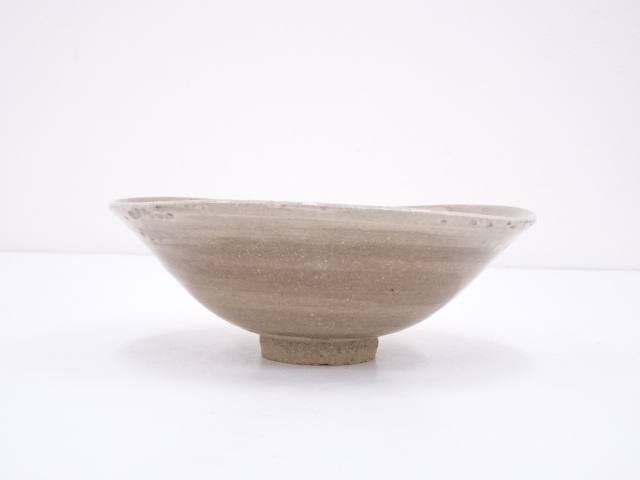 溝上一薊 作 唐津茶碗 唐津焼 共箱 共布 茶碗 茶道具 抹茶碗 溝上一薊